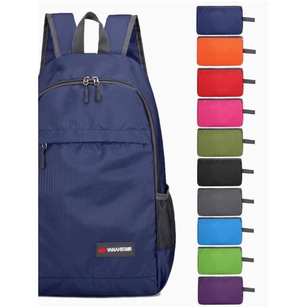 Mochila dobrável Ultra-leve portátil saco de armazenamento esportes ao ar livre mochila grande capacidade impermeável le
