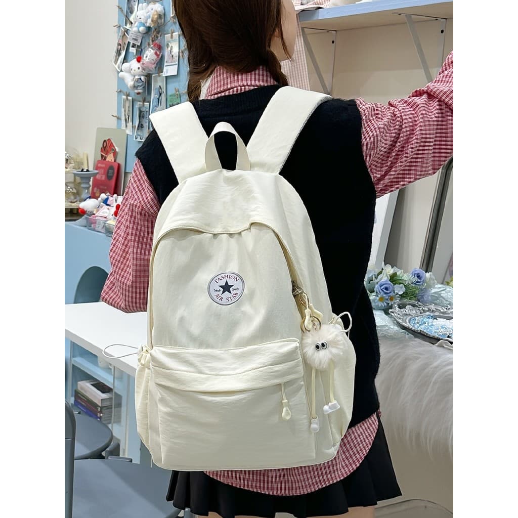 Estudante festa saco de escola de alto valor feminino estilo simples leve júnior meninas do ensino médio Campus mochila