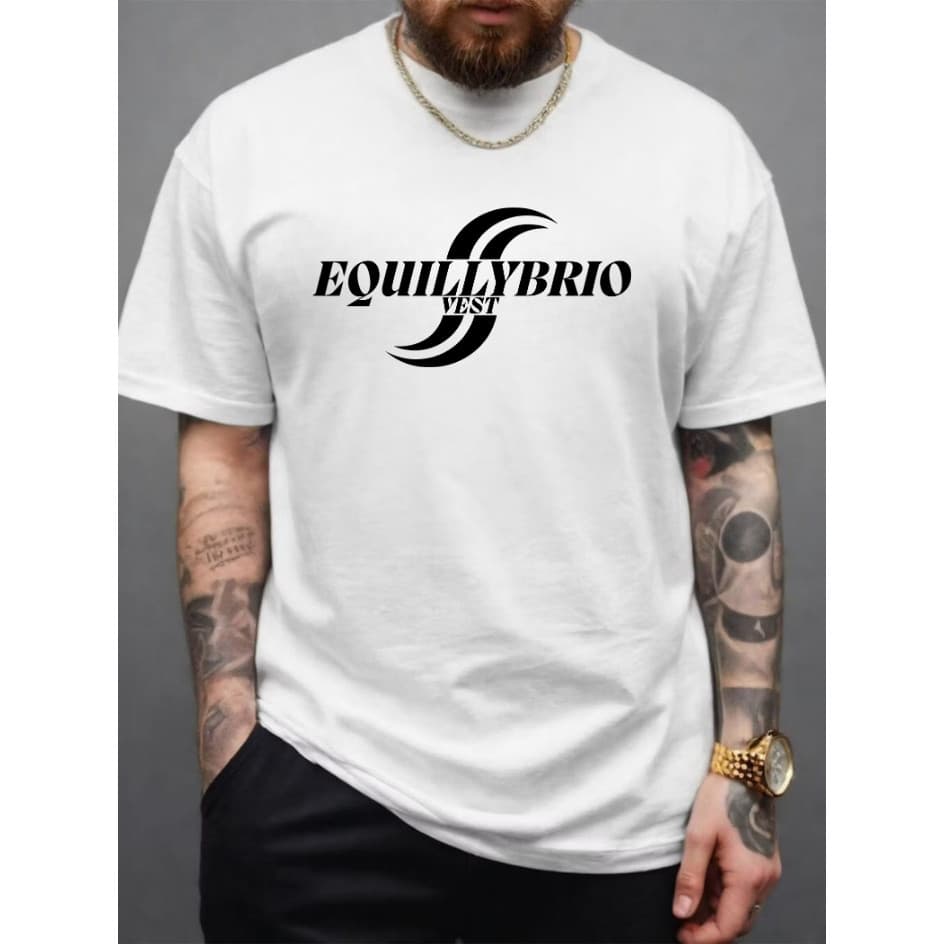 Camiseta Camisa Equillybrio Vest Algodão Básica Casual Conforto