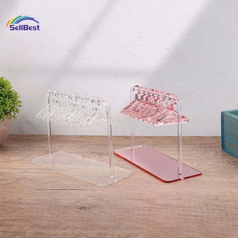 Sellbest 1 Conjunto Brinco Mostrar Caso Grande Capacidade Brincos Organizador Acrílico Cabide Forma Mesa Jóias Display T