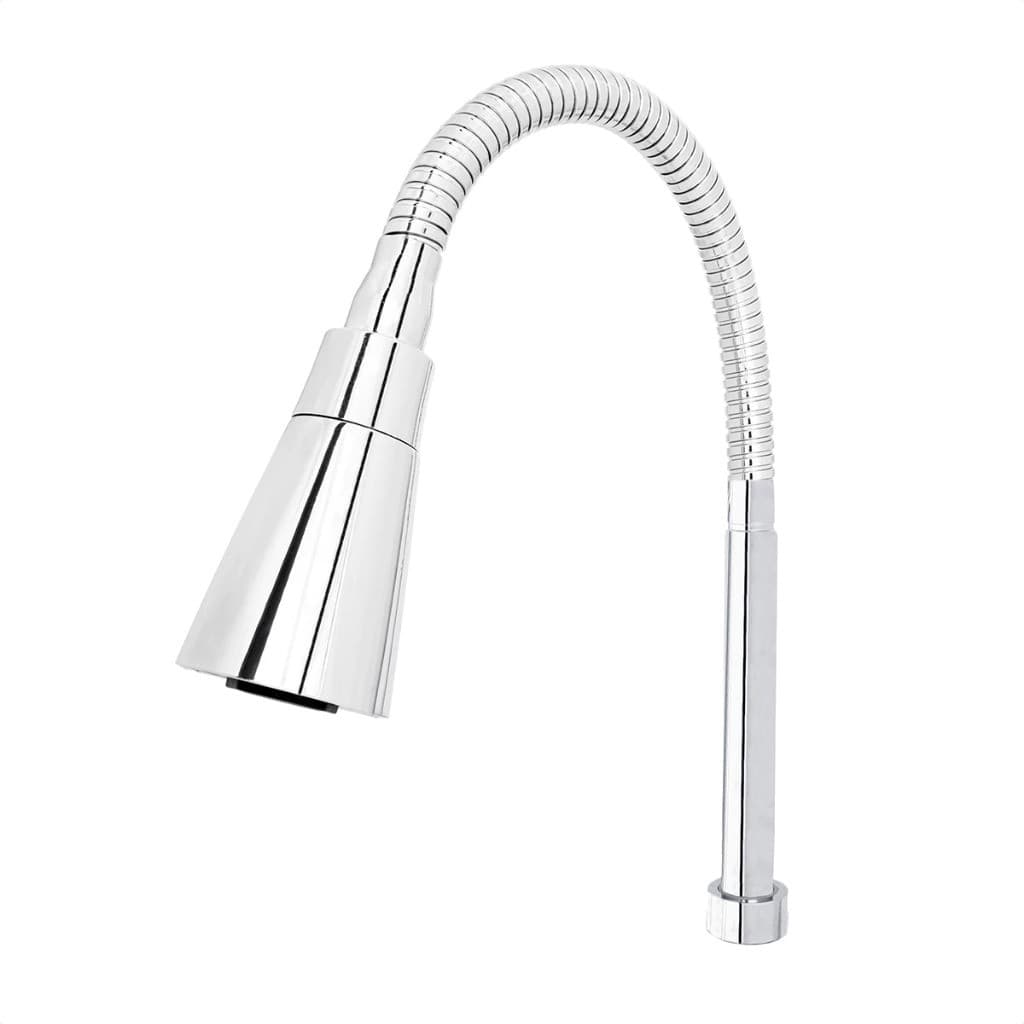 Tubo Gourmet Flexível Cone Cromado 2 jatos para Torneira Cozinha