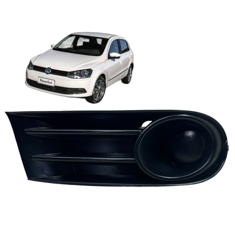 Grade Moldura Farol De Milha LD Vw Gol G6 Voyage 2013 a 2016