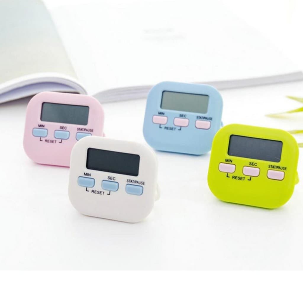 Timer Eletrônico Lcd Digital Display / Cronômetro / Temporizador Para Cozinha