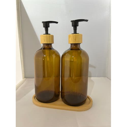 Dispenser Manual De Sabonete E Detergente Emporium Marrom-claro
