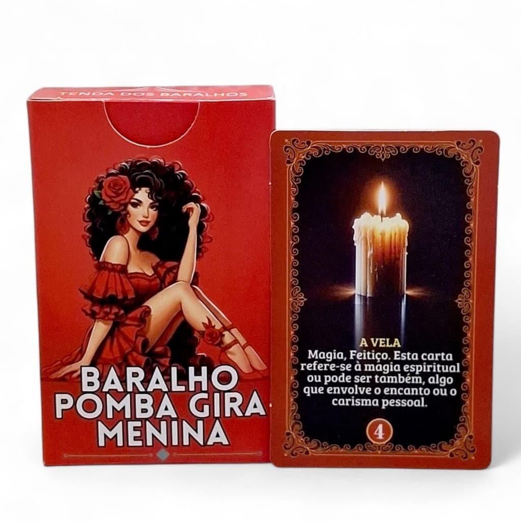 Baralho PombaGira Menina 36 Cartas AutoExplicativas