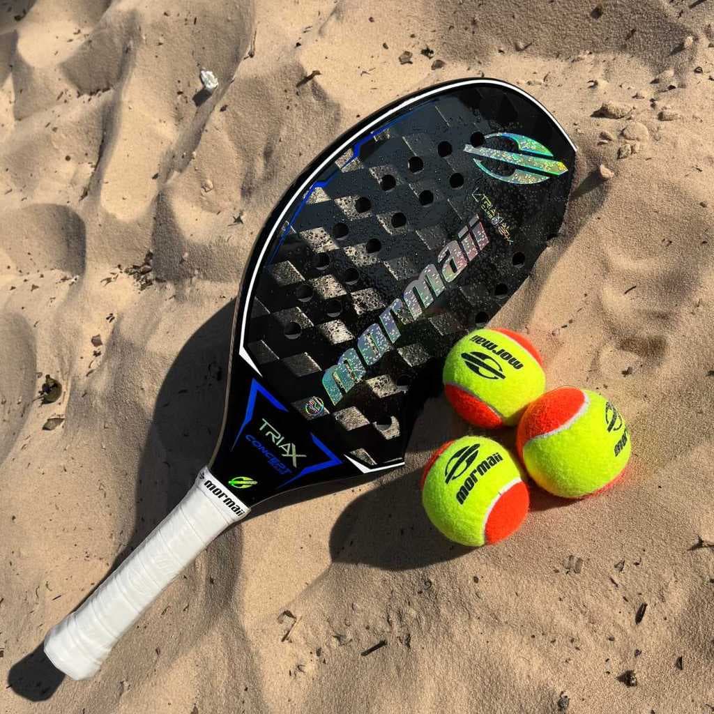 Raquete Mormaii Triax 24K Concept Beach Tennis
