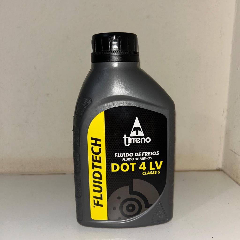Óleo Fluido Freio DOT 4LV Classe 6 sem 293SO1, Cinza, 500 ml, Tirreno