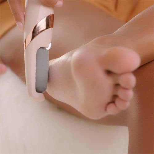 Lixador de Pé Elétrico - Esfoliador Tira Calos Pedicure Portátil Marisa Lixa Elimina Calo Portátil Usb Pilha
