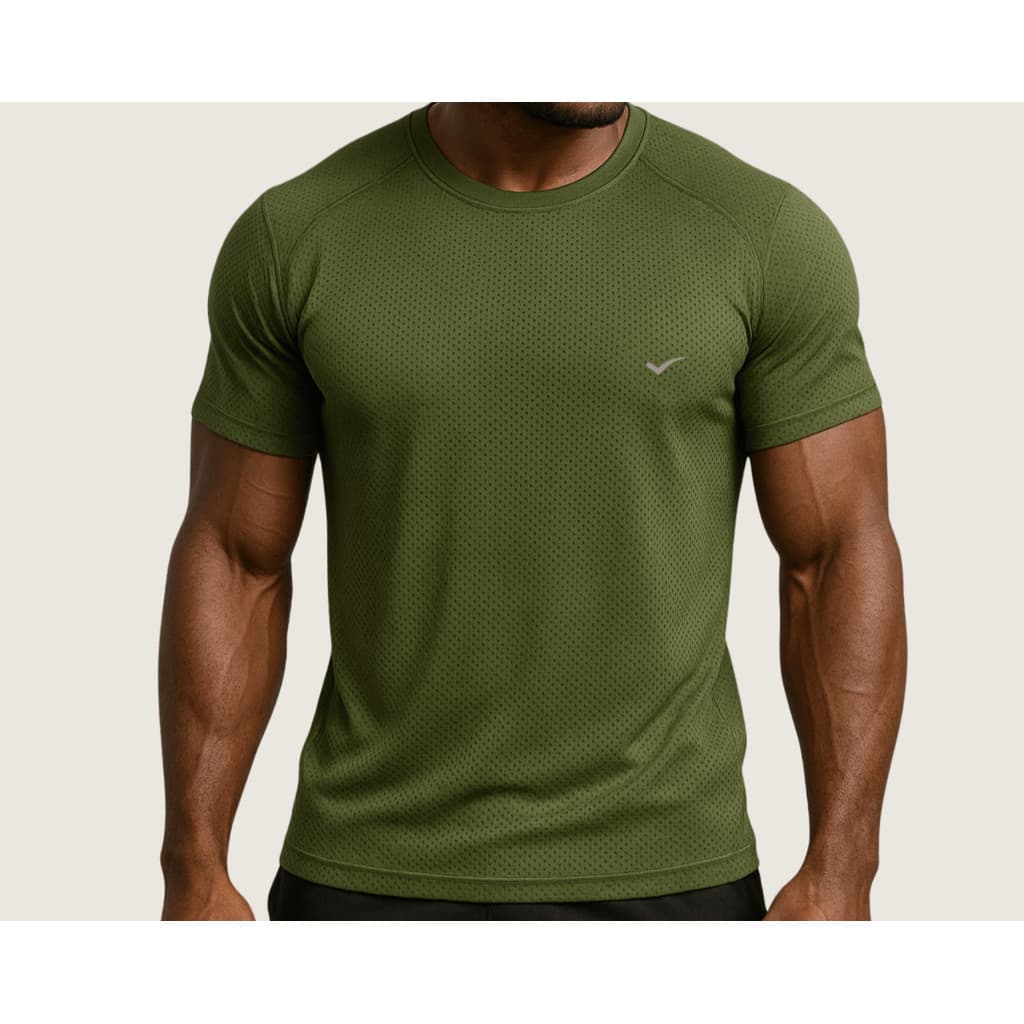 Camiseta Dry Fit Masculina Lisa - Casual Treino Academia Esportes Exercícios Corrida
