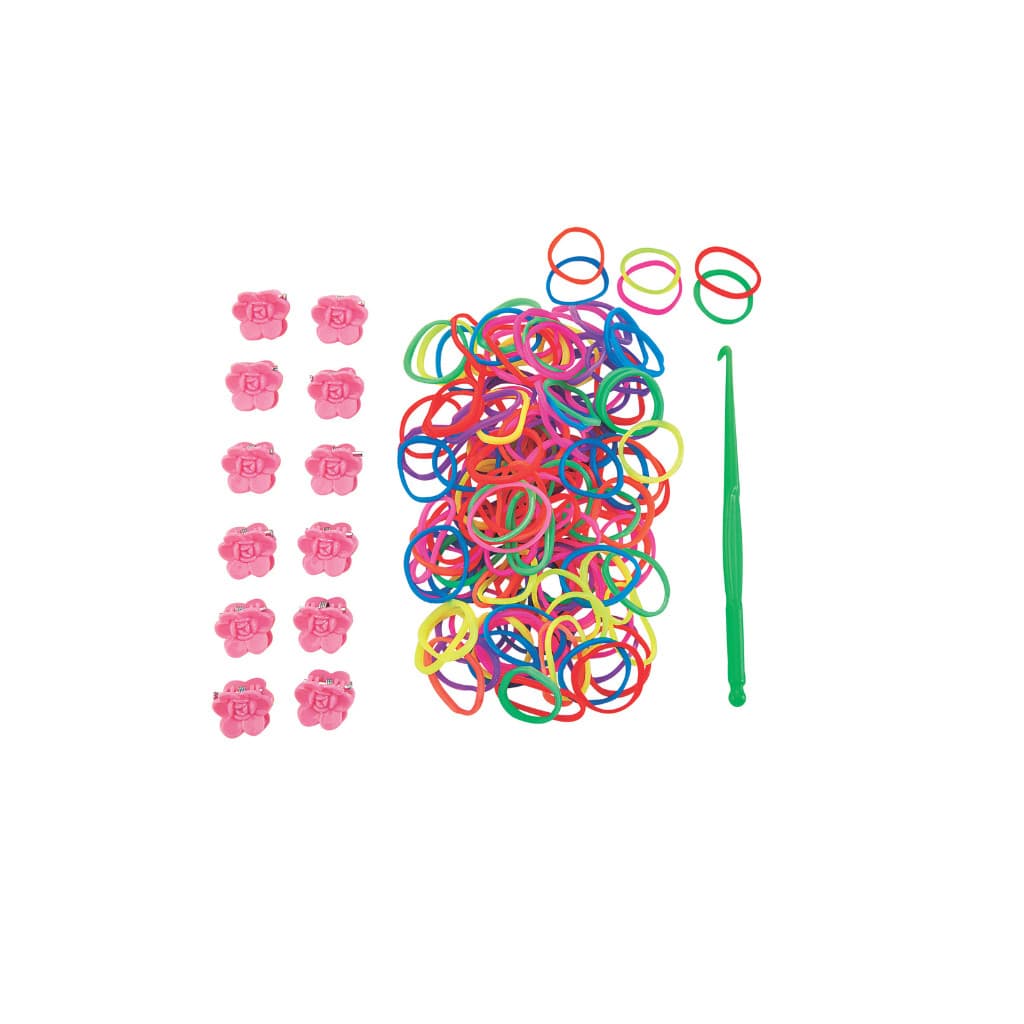 Kit Presilhas + Elásticos para Cabelo Silicone 300 Peças ( 28869 )