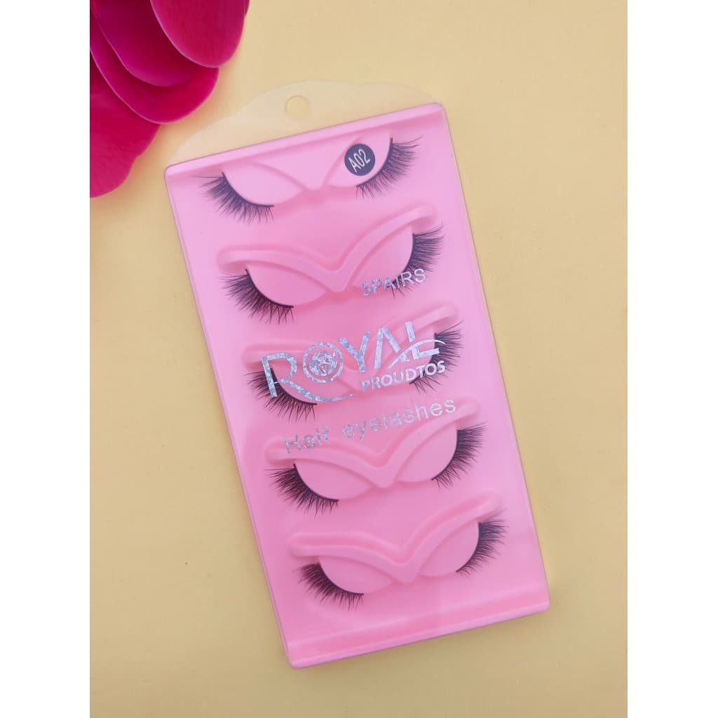 5 Pares De Cílios Postiços Longos Estilo Cruz 3D Densos , Intensificadores De Olhos viarias modelos novos T-729-5