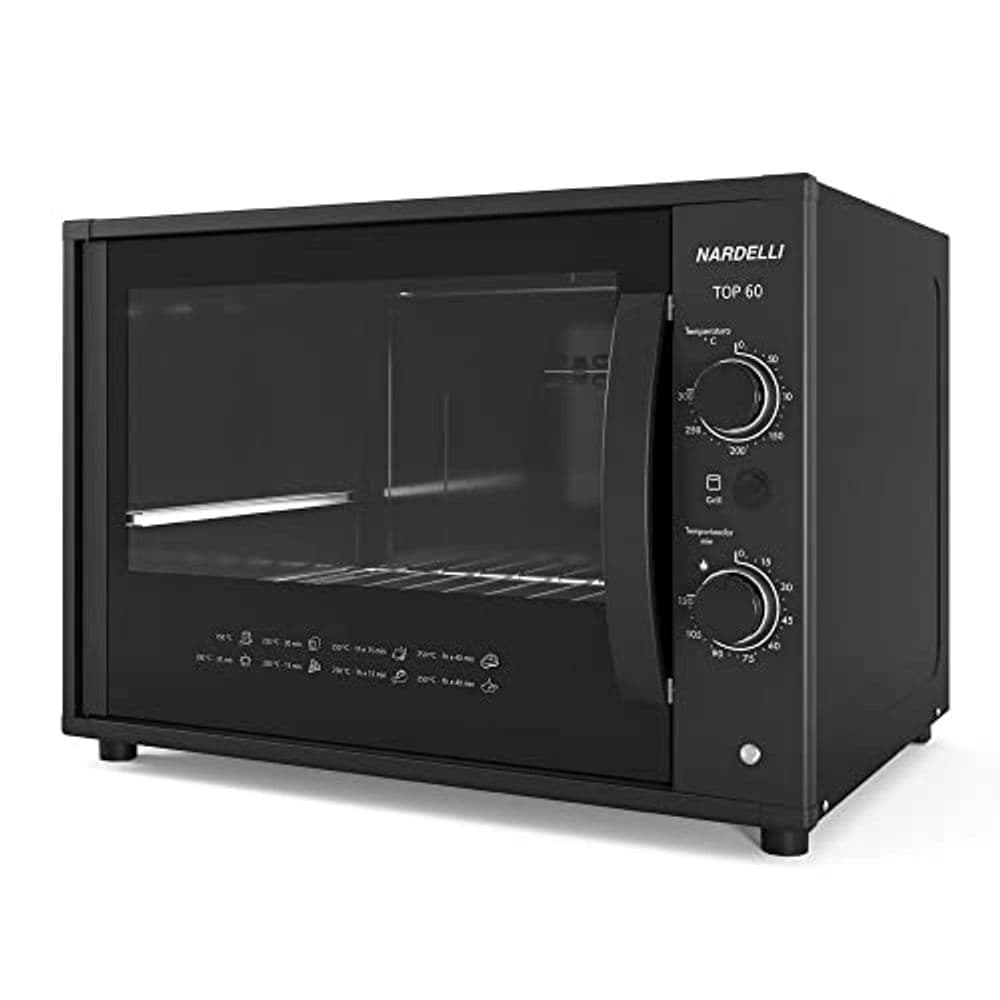 Forno Elétrico De Bancada NARDELLI 60litros Top60 Black  127V