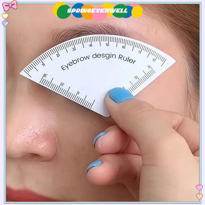 [springevenwell] Desenho Rápido Sobrancelha Design Régua Microblading Ferramenta De Pingue-Pongue Moldar Maquiagem Perma