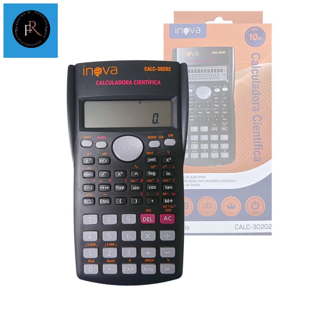 Calculadora Científica 240 Funções Inova CALC-30202 Faculdade Engenharia