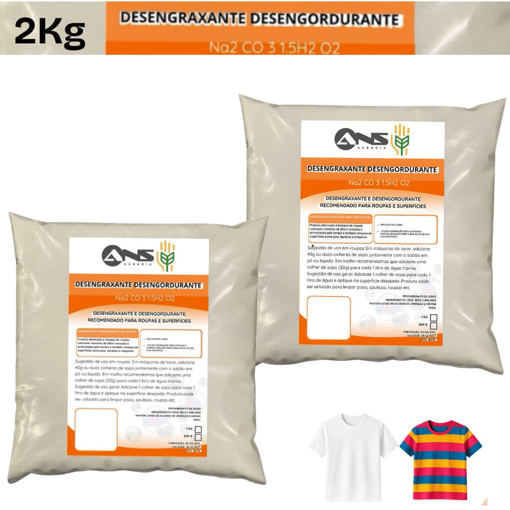 Percanonato Desengordurante e Desengraxante 2Kg