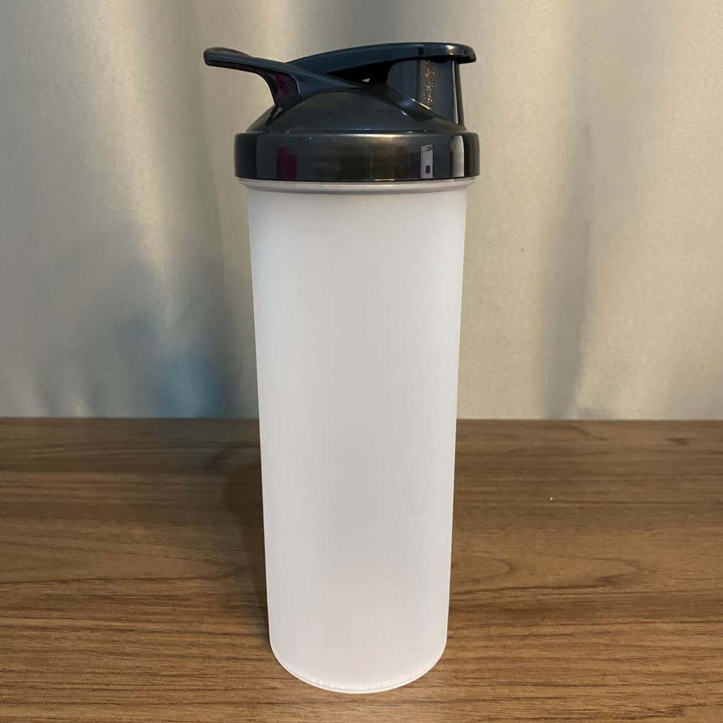 Garrafinha Squeeze 600ml Preta para Academia Treino Fitness