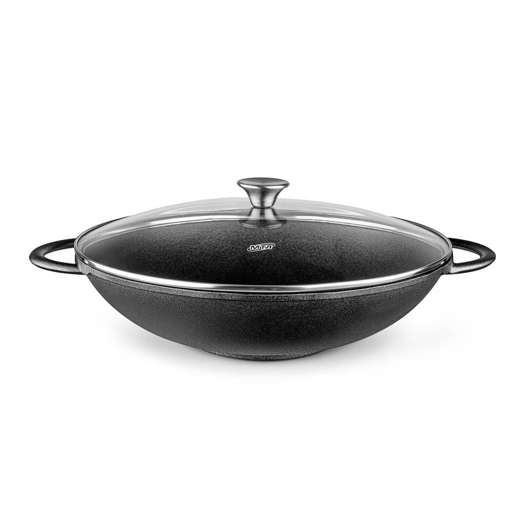 PANELA WOK MTA LINHA FERRO FUNDIDO 36CM/6,0L FORNO E FOGÃO