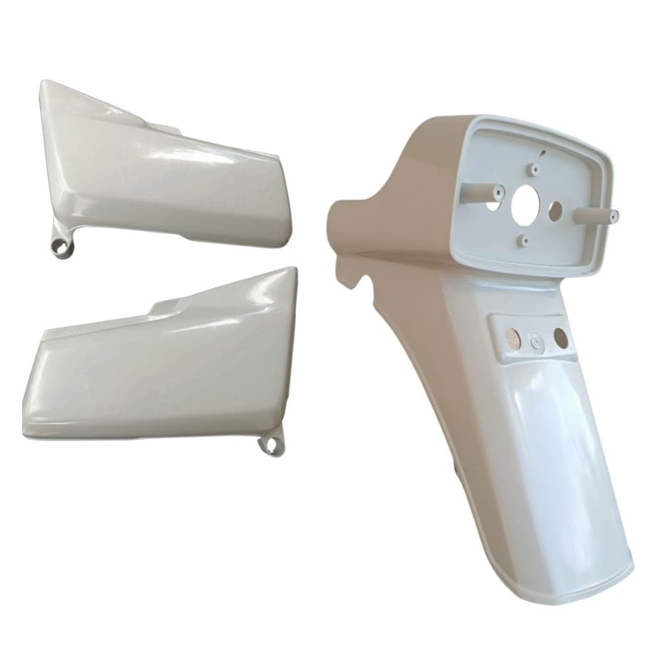 Kit Carenagem  Lateral Par + Paralama traseiro sem Pintura Motocicleta CG 125  83/84/85/86/87/88/89