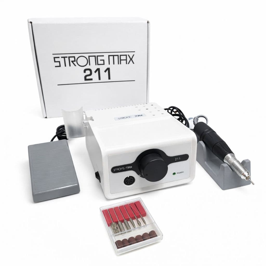 Motor Lixadeira Unhas 37.000rpm Profissional Manicure - STRONG 211