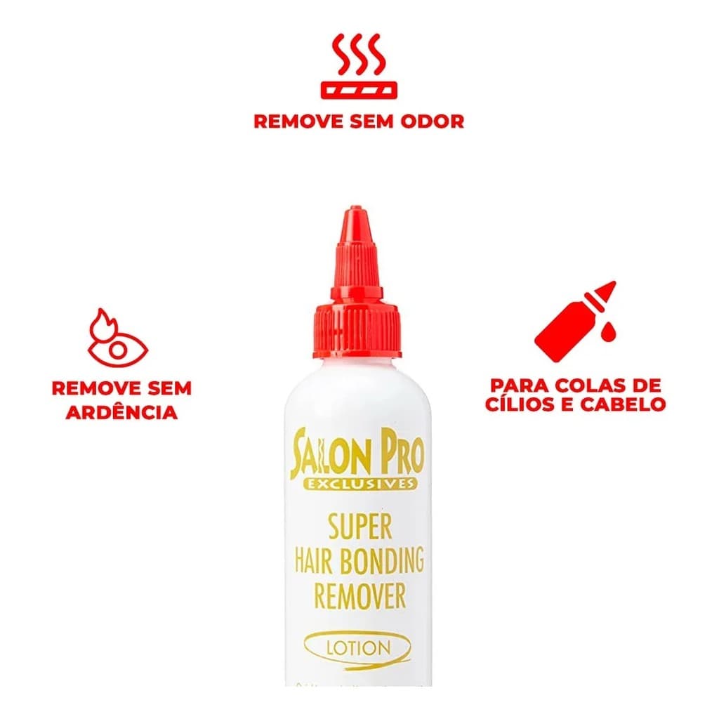 Loção Removedora de Cola para Prótese, Cílios e Tela - 60ml (Tipo Salon Pro / Lanell)