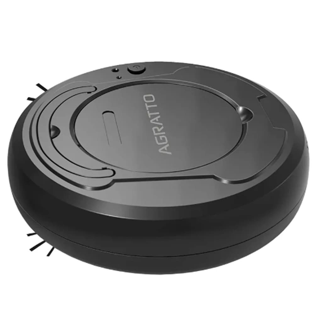 Aspirador de Pó Robô 3 em 1 Varre Aspira Limpa Praticci Preto Bivolt Agratto Aar01i-04