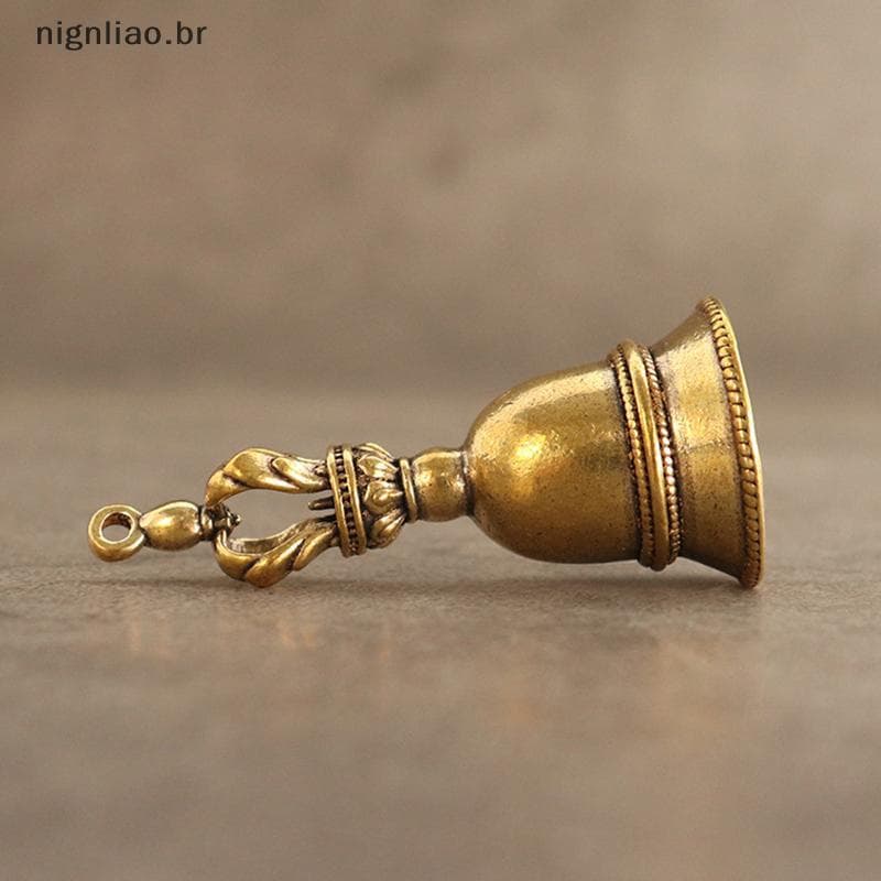 nignliao Retro Sino De Cobre Sinos De Vento Artesanato Em Latão Fundição Caindo Tibetano Bronze Idéias Pingente BR