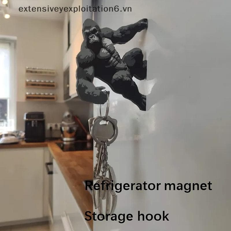 exten Orangotango Geladeira Chimpanzé Adesivo Ímã Lembranças Turísticas Artesanato Acrílico Adesivos Magnéticos Casa Coz