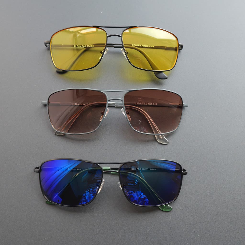 Americano único Cross-Border masculino quadro quadrado óculos de sol óculos de sol protetor solar brilho óculos moda na