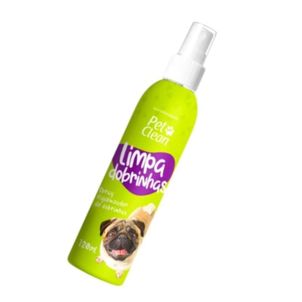 Limpa Dobrinhas Pet Clean Higiene de Dobras para Cães