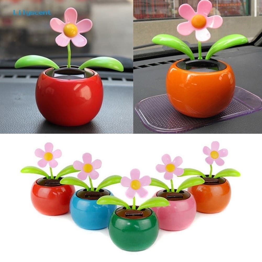 Flor Brinquedo De Carro Decoração Para a Sua Casa Dança Com Energia Solar Dançando Animado