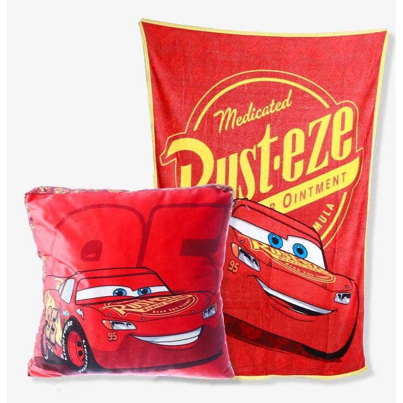 Kit almofada + Manta Disney Pixar Carros licenciado
