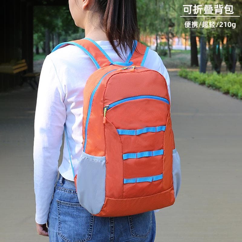 Mochila dobrável Ultra-leve moda portátil saco de pele viagem ao ar livre montanhismo saco de viagem 2024 novo estilo