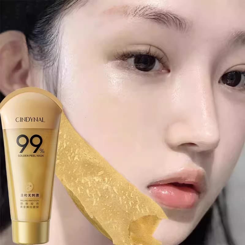 Genuíno dourado veado osso colágeno Peeling máscara hidratante Anti-rugas desbotamento linhas finas limpeza poros esfoli