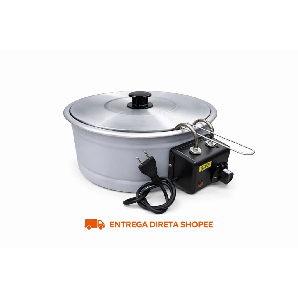 Fritadeira Industrial Elétrica Tacho 5L COM Tampa, FAÇA FRITURAS SEM SUJAR NADA