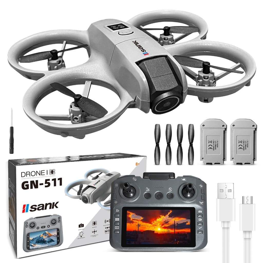 MINI Drone HD Profissional WIFI Dual Cmaera Altitude RC Quadcopter Brinquedos 2 Baterias