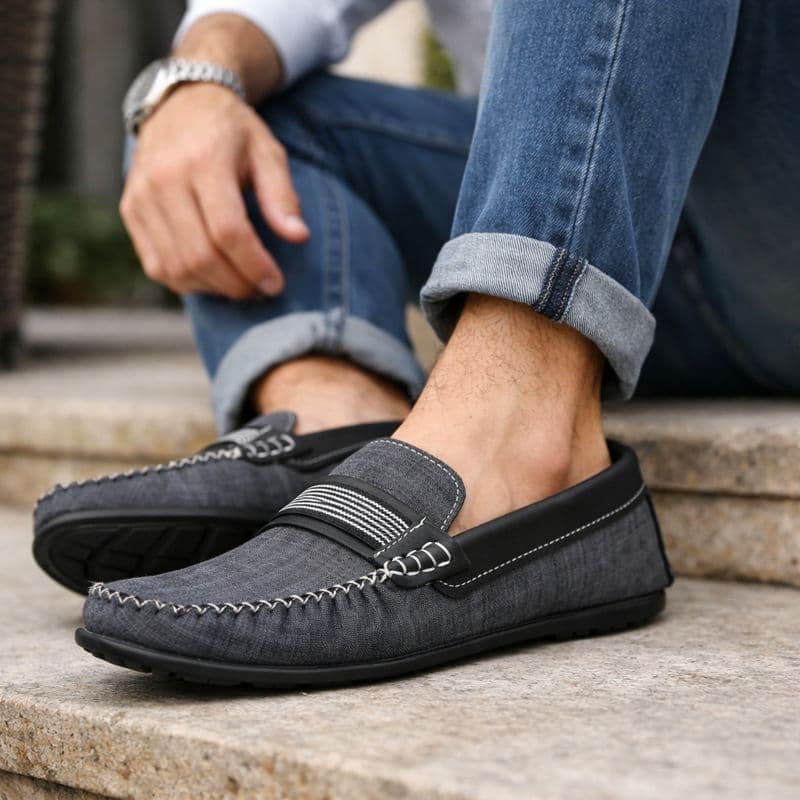 Mocassim Sapato Masculino Slip On Macio Leve Òtima Envio Rápido Promoção Dia Dos Pais