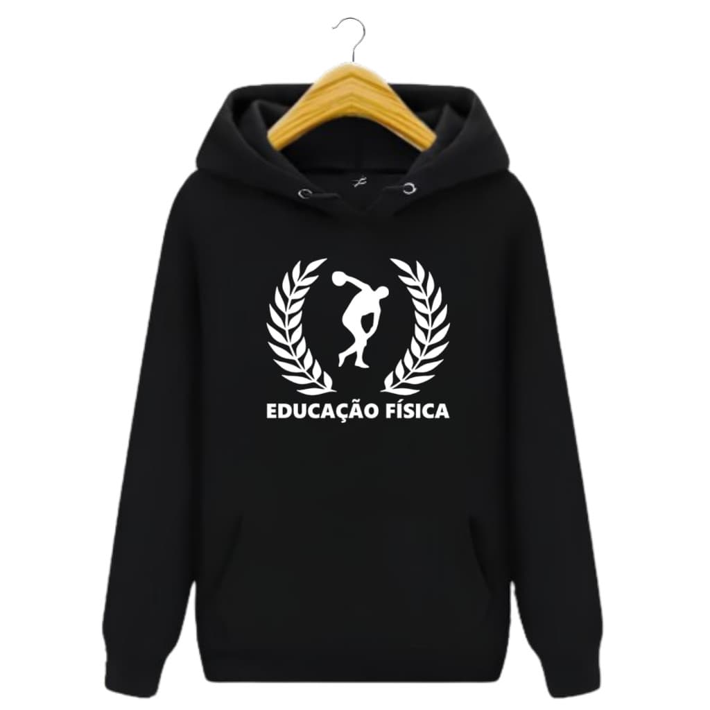 Moletom Faculdade Educação Física Acadêmico Blusa de Frio Estiloso