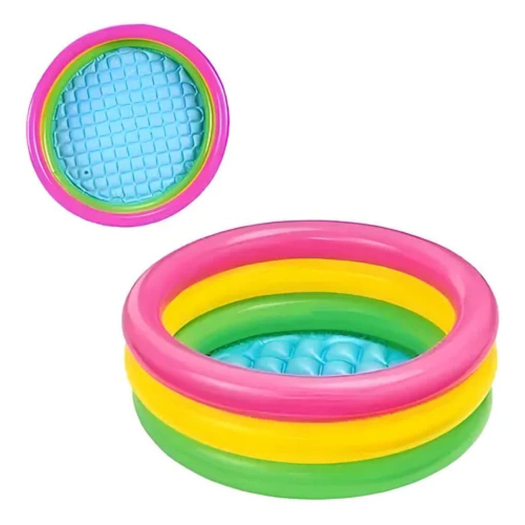 Piscina Infantil Colorida 168L – Brinquedo de Verão ao Ar Livre
