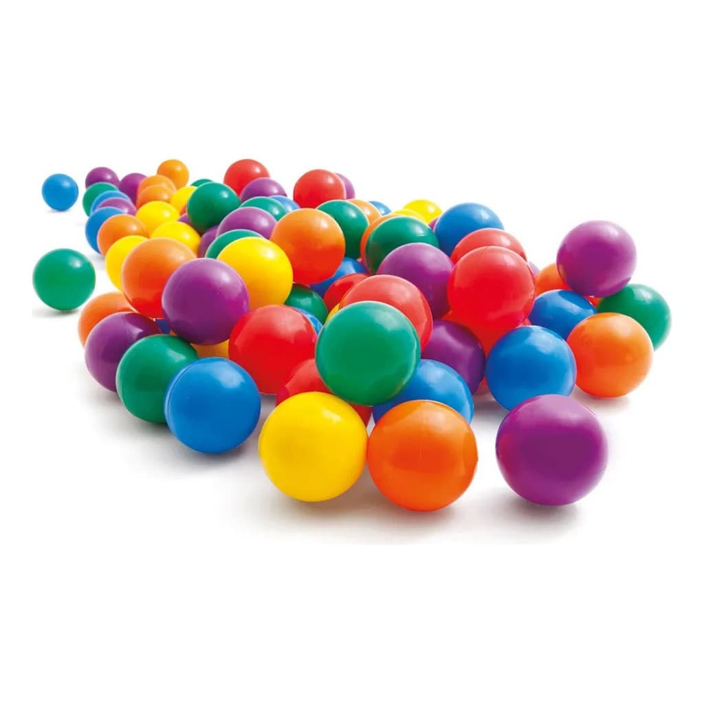 Bolas Coloridas Plásticas para Piscina 100 Unidades 8cm Infantil Piscina de Bolinhas