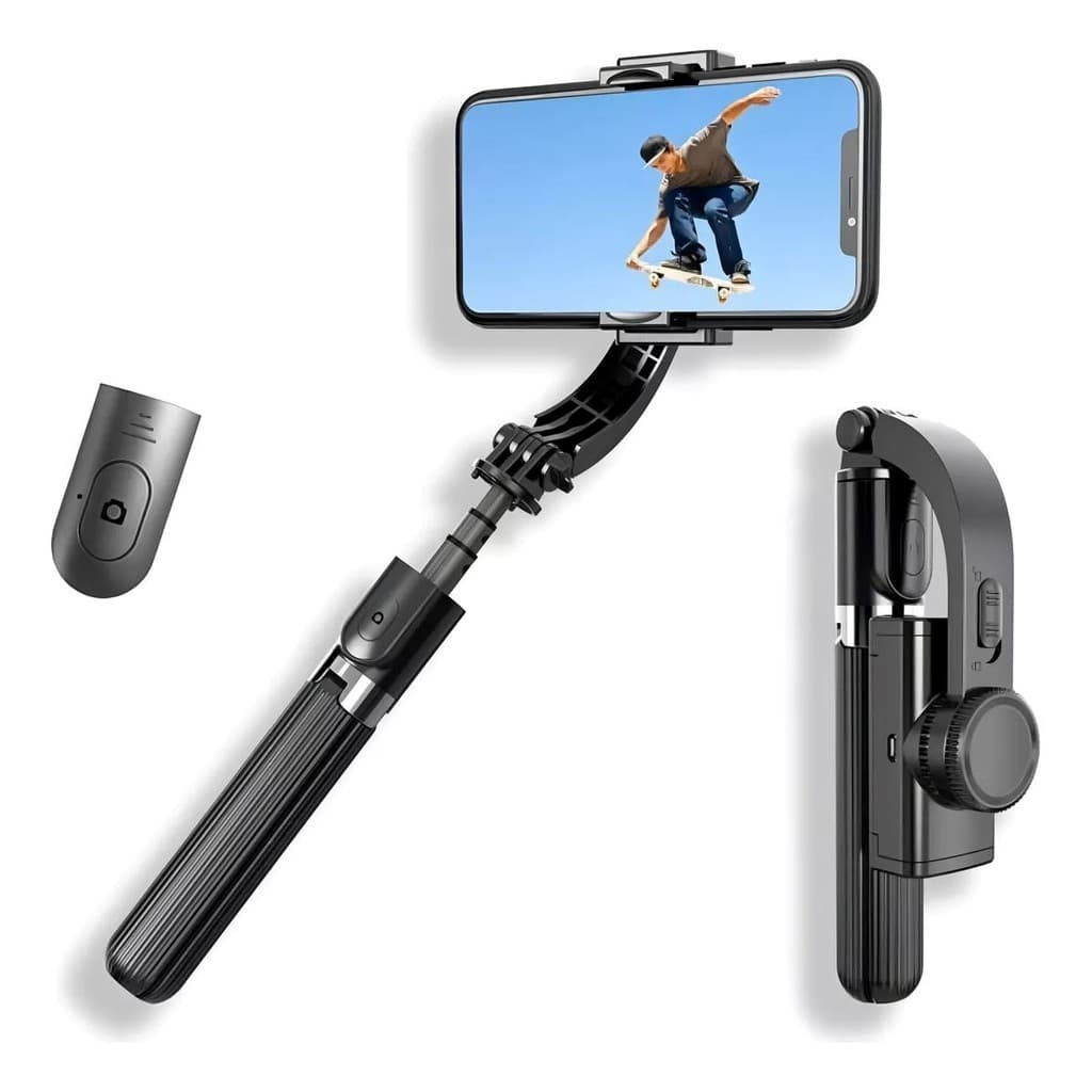 Estabilizador Smartphone Celular Gimbal L08 Bluetooth Tripé Fotos Vídeos Remoto Equilíbrio Estável WE HOPE