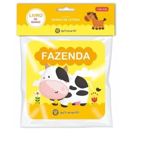 Livro de Banho - Fazenda - Col. Banho de Letras