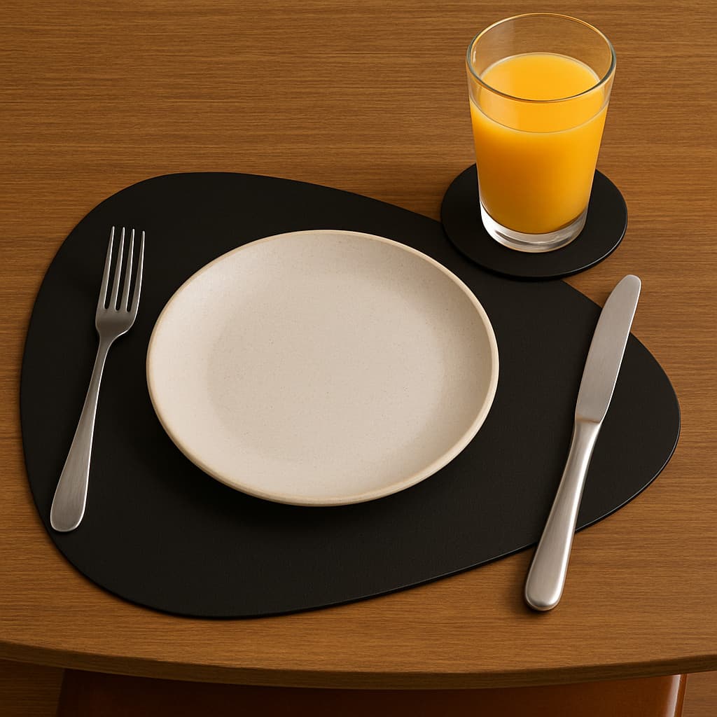 Jogo Americano Inclui Porta Copo Para Mesa de Jantar