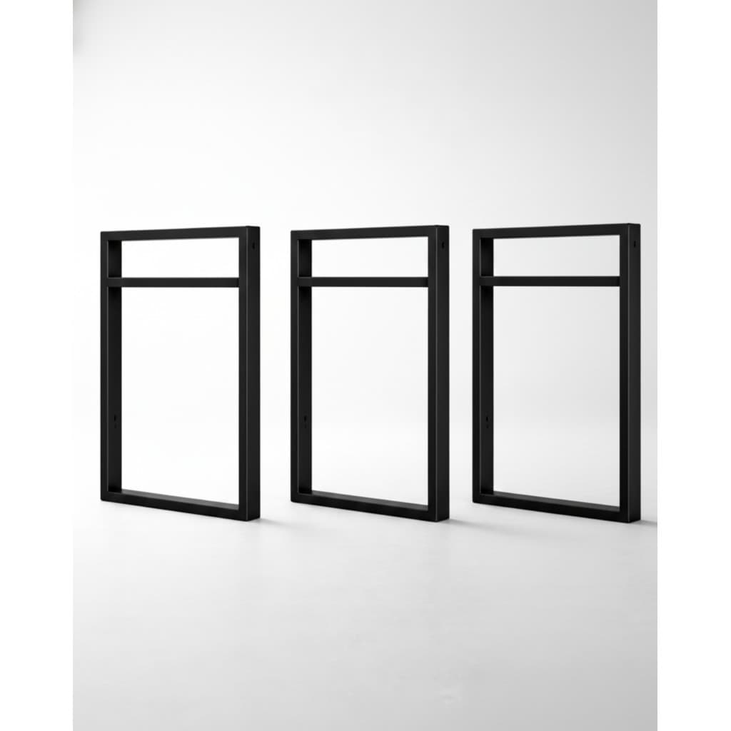 3x Suportes Para Prateleira Parede/Teto 40x30cm - Estilo Industrial