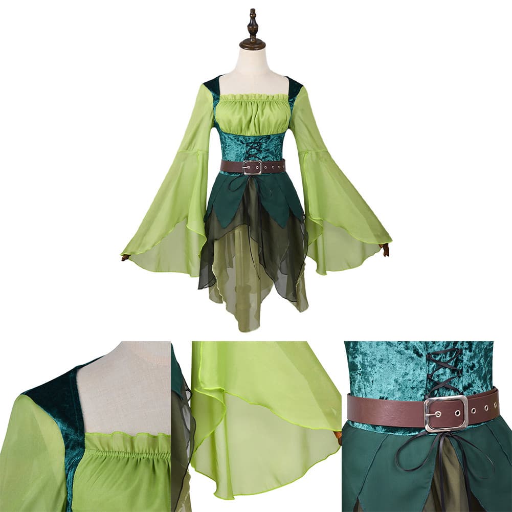 Mulheres Elf O Mágico De Oz Cosplay Vestidos De Fadas Roupas De Festa Role Play Costume