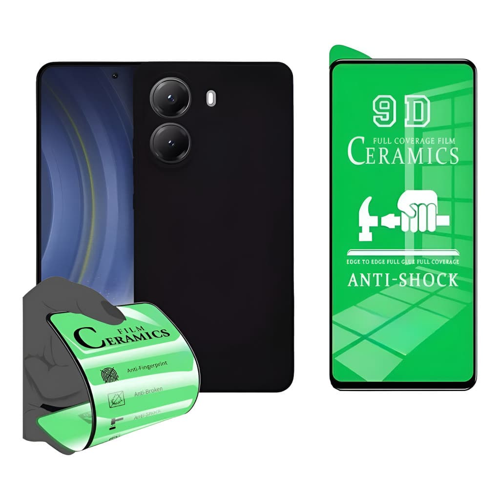 Capa Case Capinha + Película De Cerâmica 9D Para Motorola Moto G05