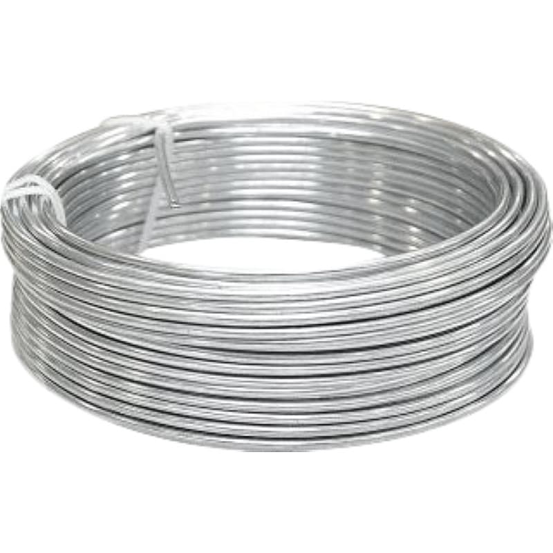 Arame galvanizado comercial BWG 14 2,11 mm VONDER 1KG