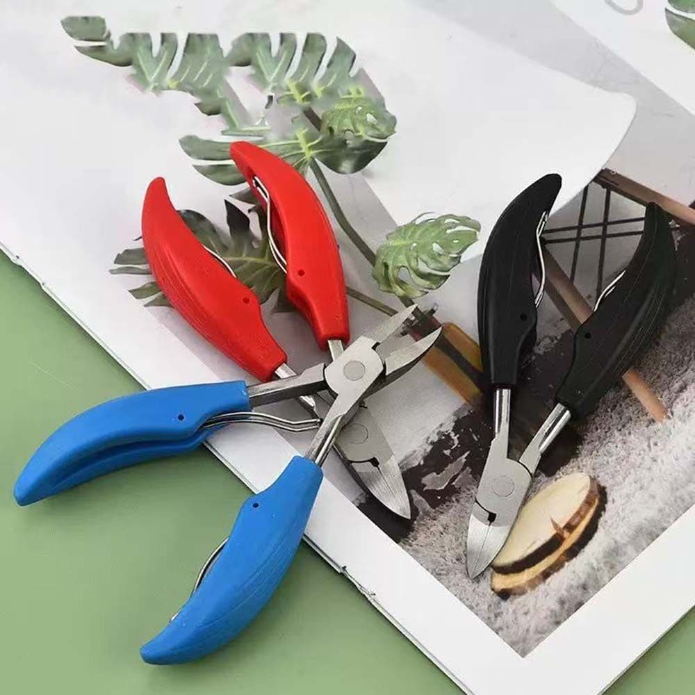 Alicate mola dupla De Cortar Unha Curvado Profissional Aço Inox Manicure Pedicure Podologia De Unha