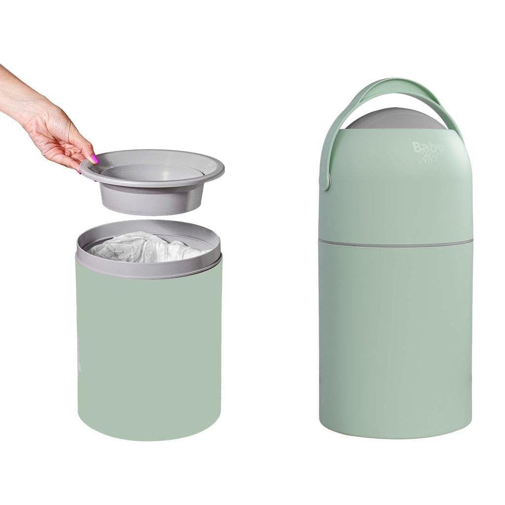 Lixeira Antiodor Para Quarto do Bebê, Banheiro Fraldas Verde
