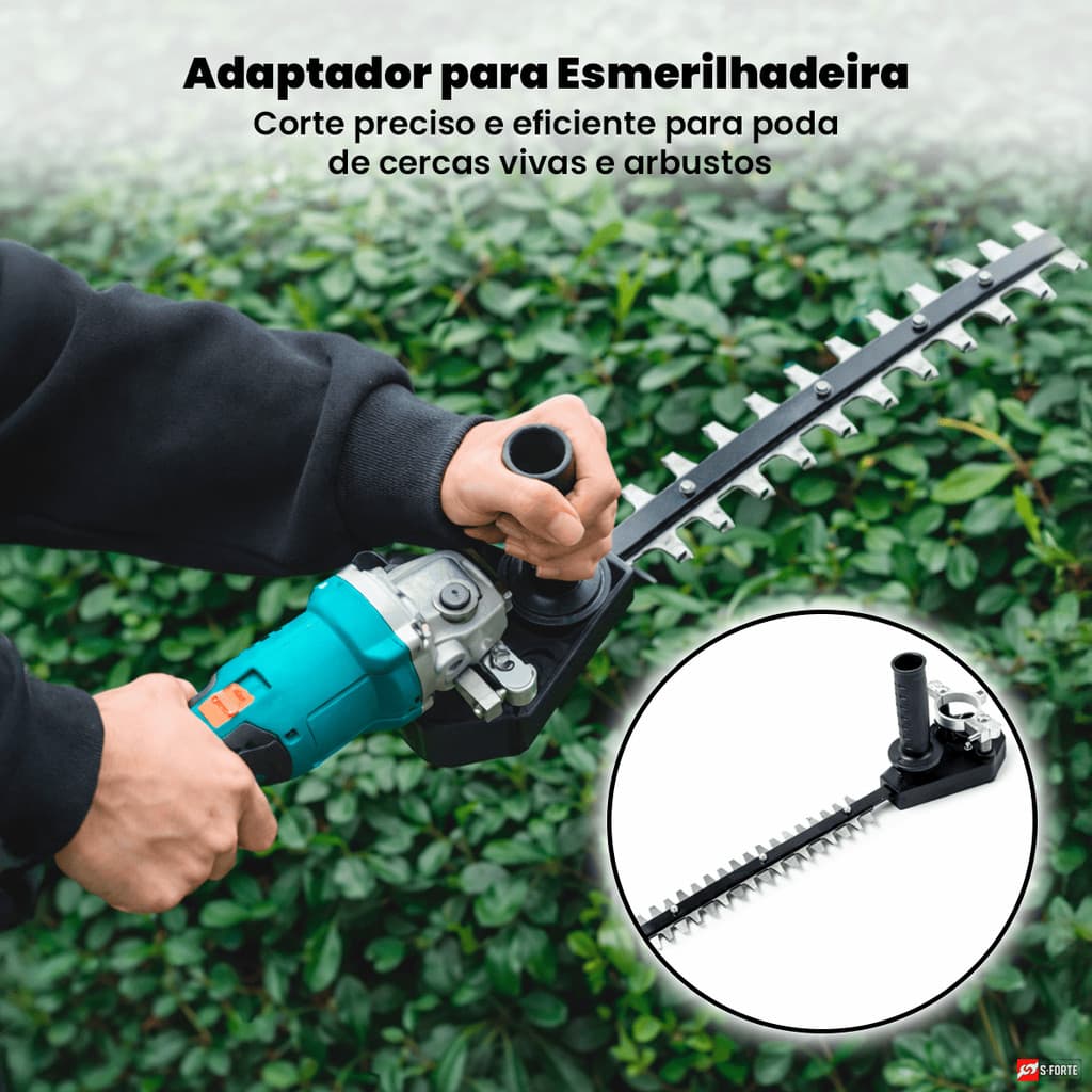 Adaptador De Lixadeira Rebarbadora Ângulo Máquina De Poda Jardim Ferramenta Aparador De Sebes