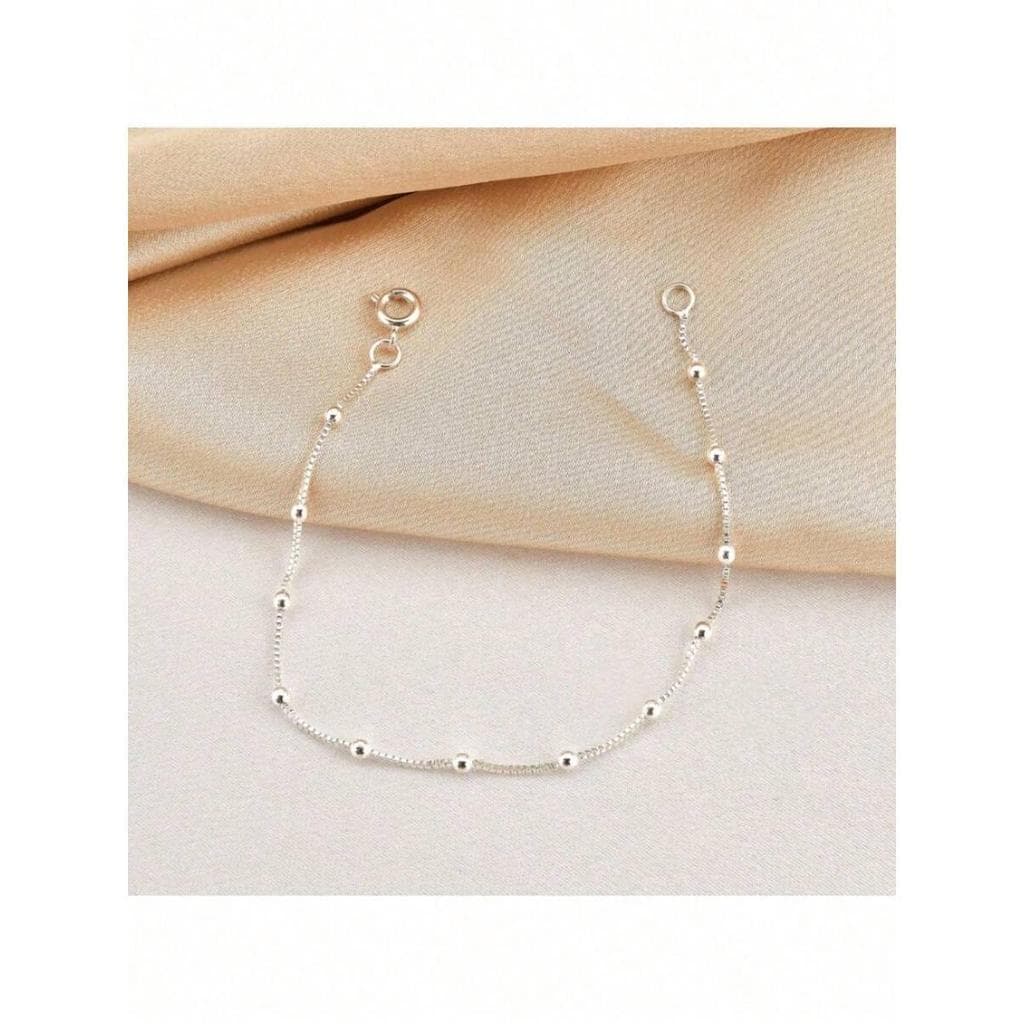 Pulseira de Bolinha Folheada